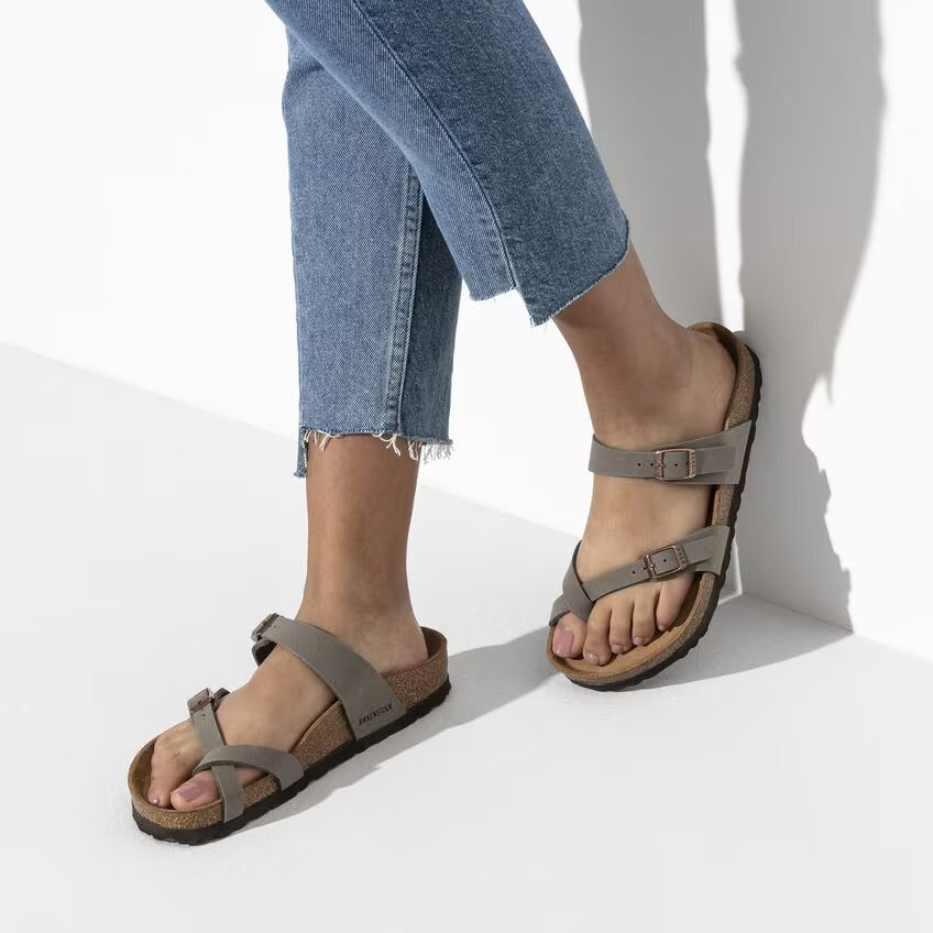 Birkenstock MAYARI 71071 Stone | Birkibuc Largeur Régulière - Dealorys
