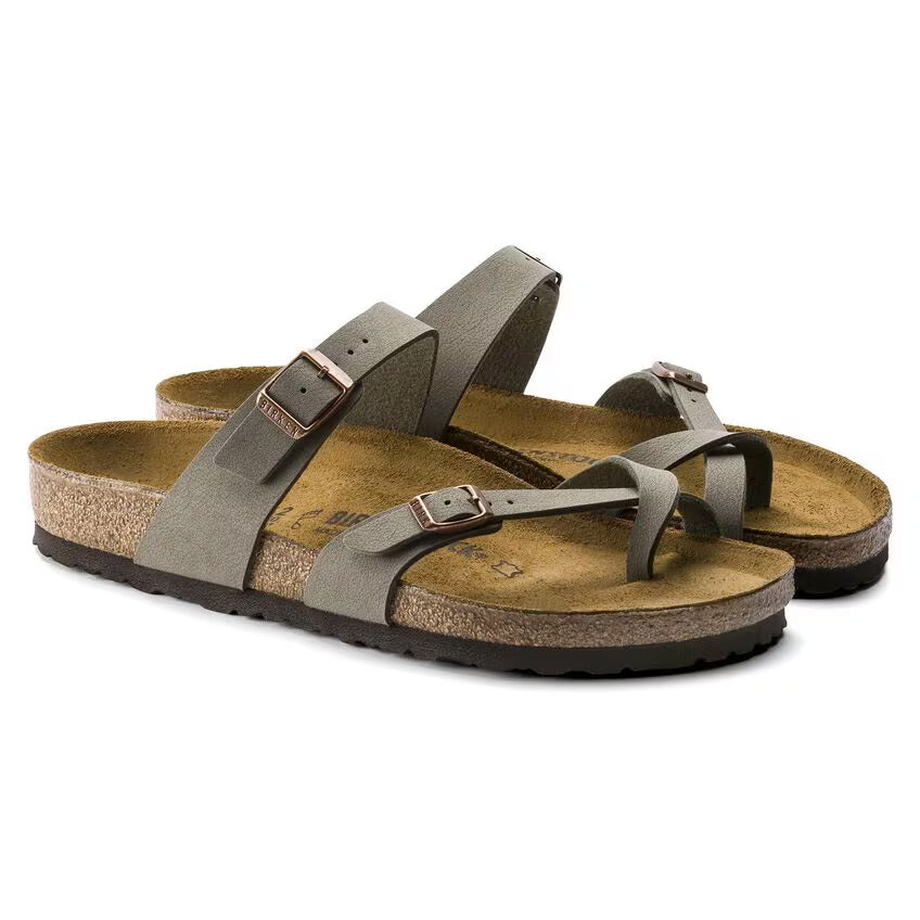 Birkenstock MAYARI 71071 Stone | Birkibuc Largeur Régulière - Dealorys