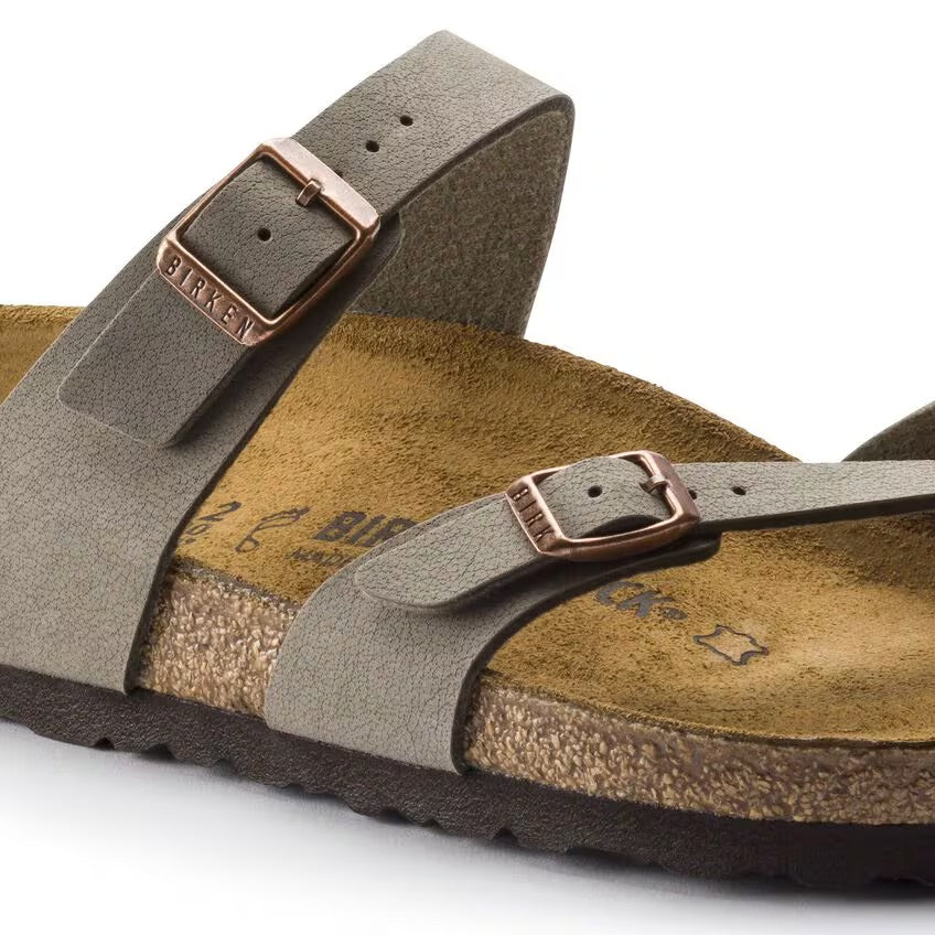Birkenstock MAYARI 71071 Stone | Birkibuc Largeur Régulière - Dealorys