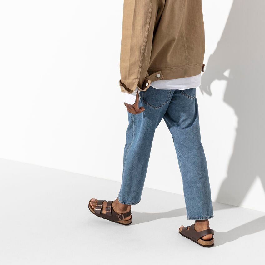 Birkenstock Milano 034701 Brun Birko Flor Largeur Régulier - Dealorys