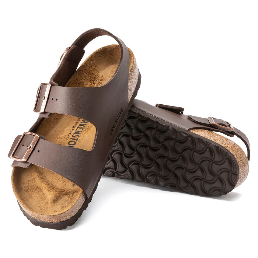 Birkenstock Milano 034701 Brun Birko Flor Largeur Régulier - Dealorys