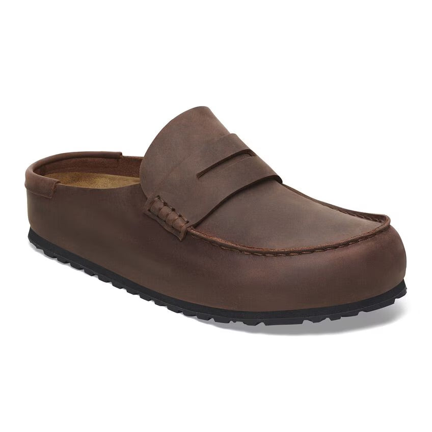 Birkenstock NAPLES WRAPPED Grip 2.0 1029617 Habana | Cuir Largeur Régulière - Dealorys