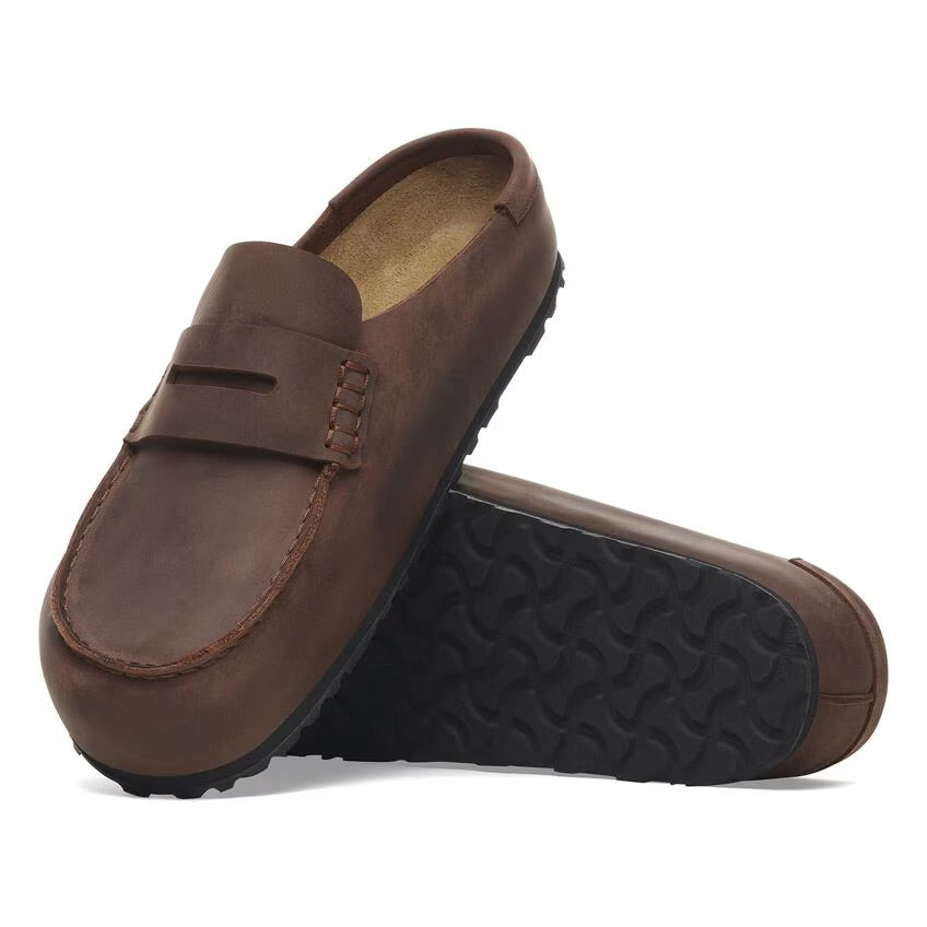Birkenstock NAPLES WRAPPED Grip 2.0 1029617 Habana | Cuir Largeur Régulière - Dealorys