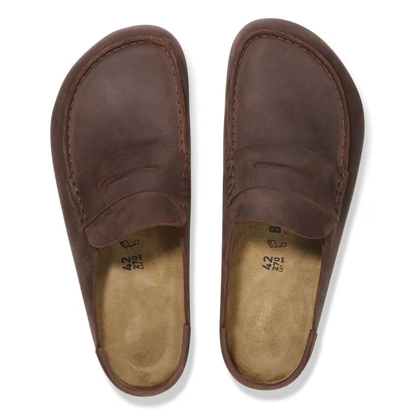 Birkenstock NAPLES WRAPPED Grip 2.0 1029617 Habana | Cuir Largeur Régulière - Dealorys