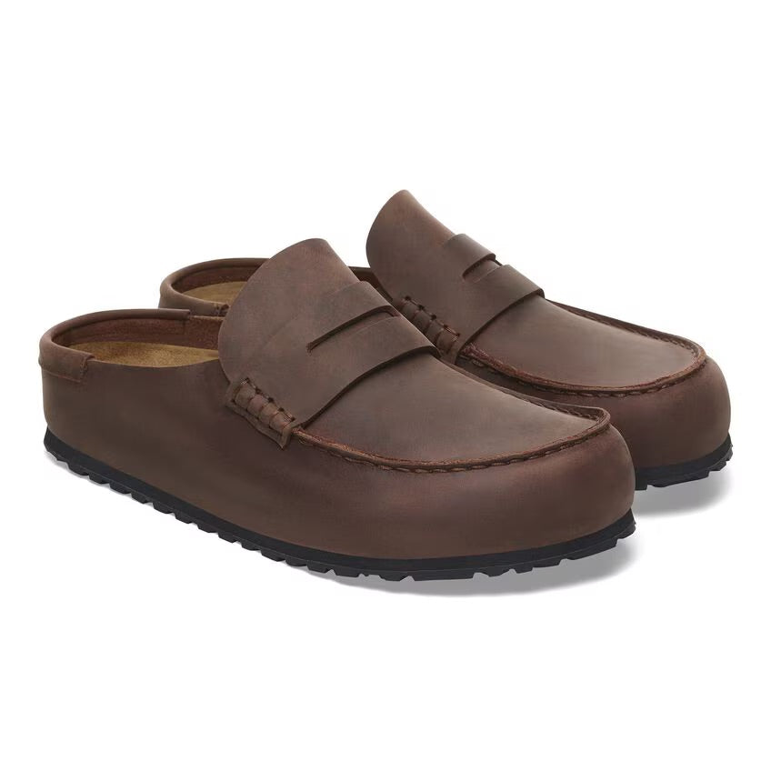 Birkenstock NAPLES WRAPPED Grip 2.0 1029617 Habana | Cuir Largeur Régulière - Dealorys