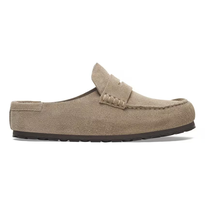 Birkenstock NAPLES WRAPPED Grip 2.0 1029675 Taupe | Suède Largeur Régulière - Dealorys