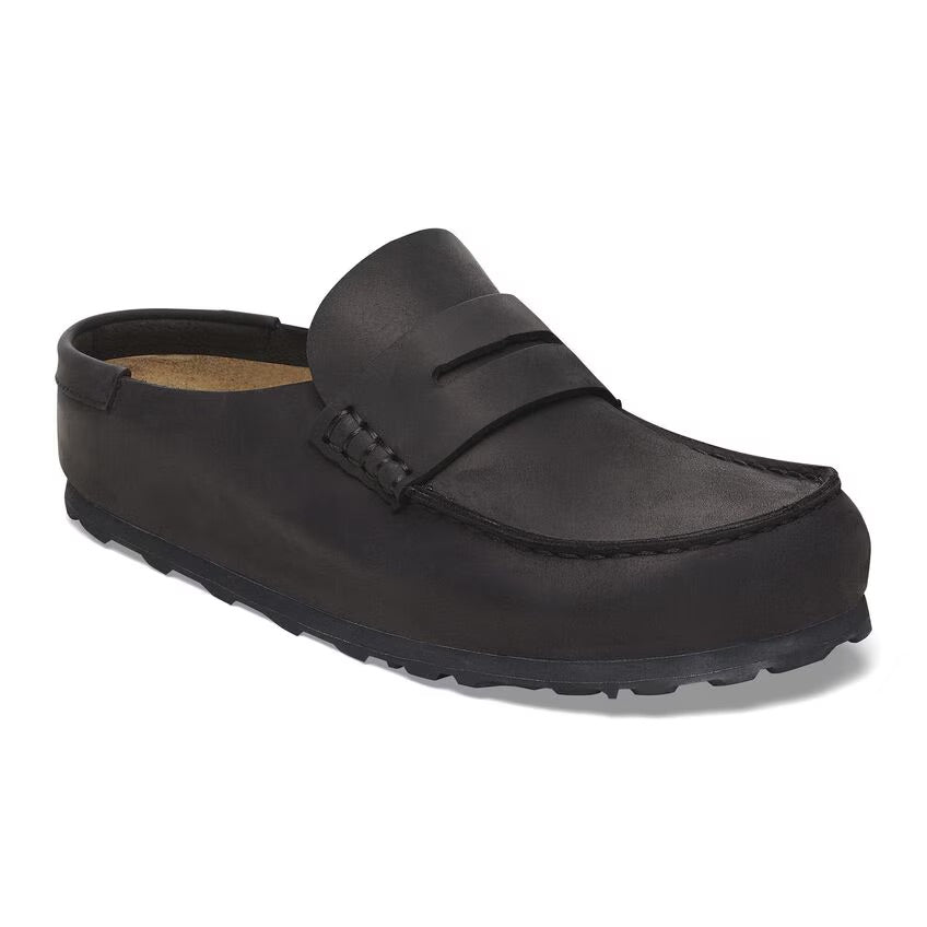 Birkenstock NAPLES WRAPPED Grip 2.0 1029711 Noir | Cuir Largeur Régulière - Dealorys