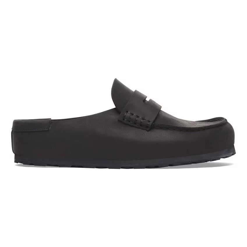Birkenstock NAPLES WRAPPED Grip 2.0 1029711 Noir | Cuir Largeur Régulière - Dealorys