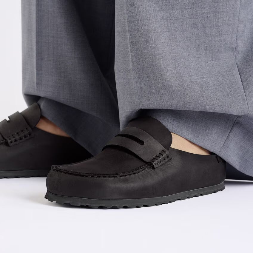 Birkenstock NAPLES WRAPPED Grip 2.0 1029711 Noir | Cuir Largeur Régulière - Dealorys