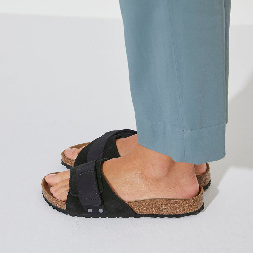 Birkenstock OITA 1024200 Black | Nubuck/Suède Largeur Étroite - Dealorys