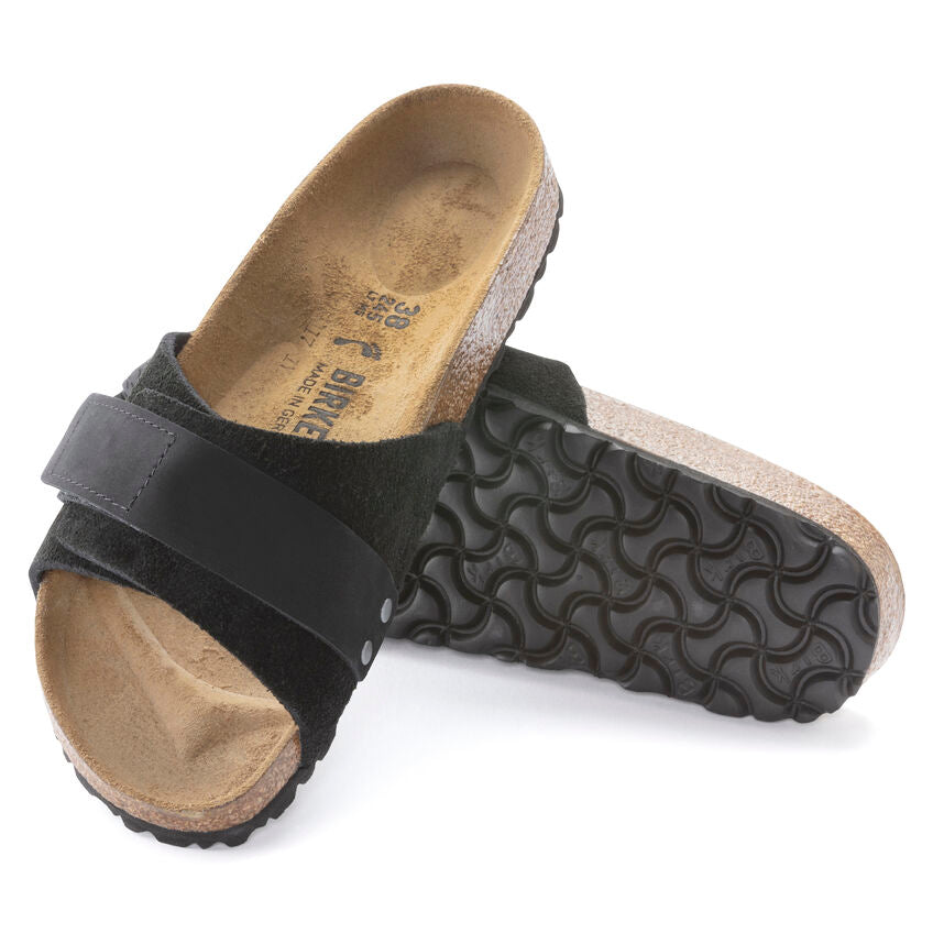 Birkenstock OITA 1024200 Black | Nubuck/Suède Largeur Étroite - Dealorys