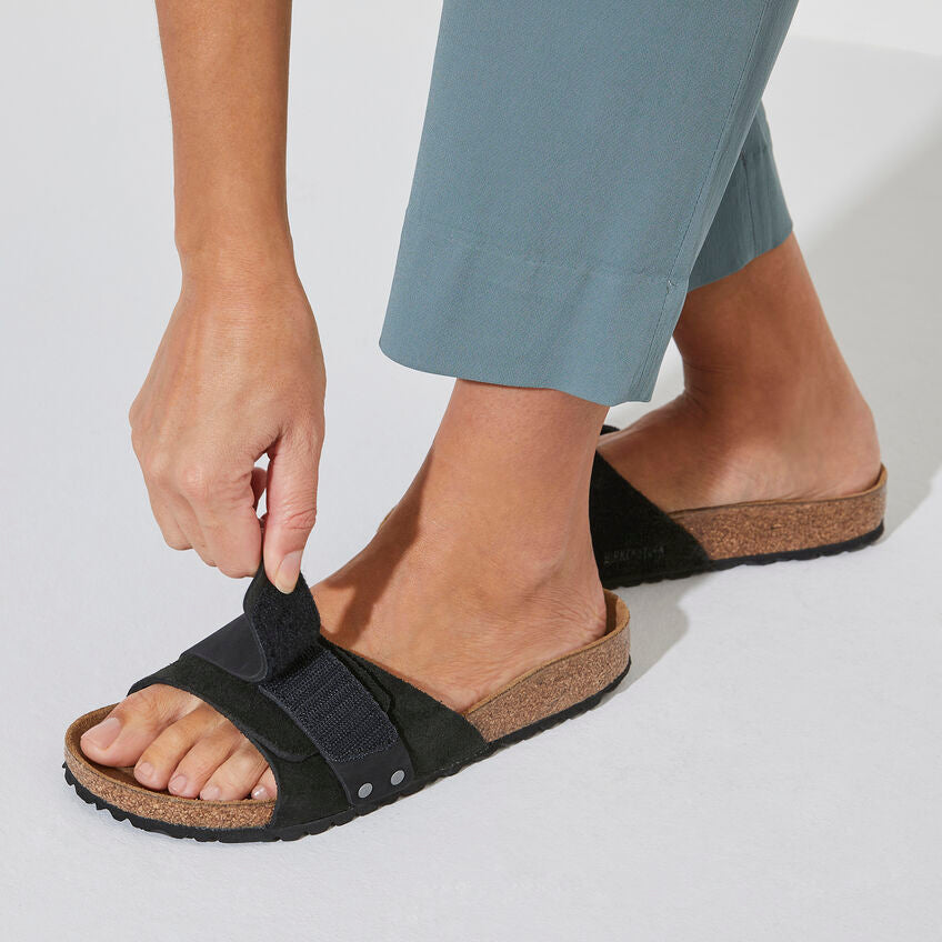 Birkenstock OITA 1024200 Black | Nubuck/Suède Largeur Étroite - Dealorys