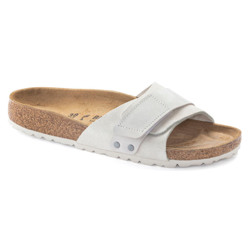 Birkenstock OITA 1024226 Antique White | Nubuck/Suède Largeur Étroite - Dealorys