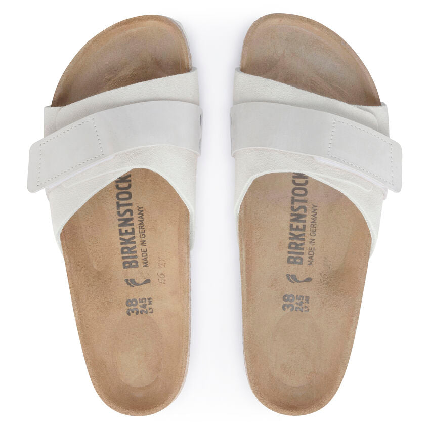Birkenstock OITA 1024226 Antique White | Nubuck/Suède Largeur Étroite - Dealorys