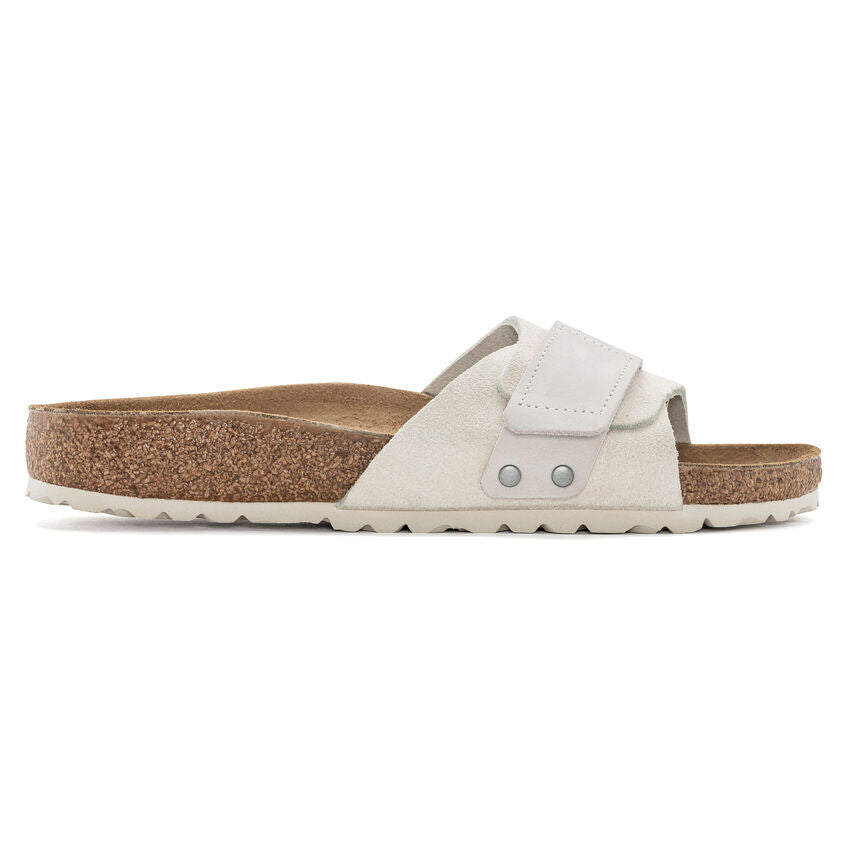 Birkenstock OITA 1024226 Antique White | Nubuck/Suède Largeur Étroite - Dealorys