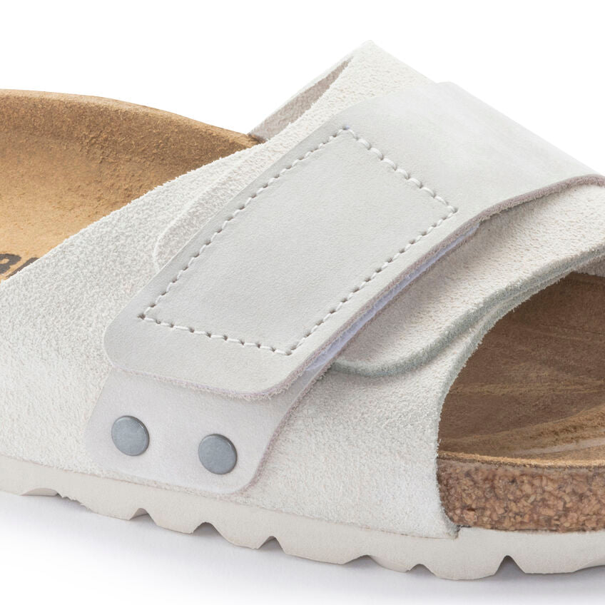 Birkenstock OITA 1024226 Antique White | Nubuck/Suède Largeur Étroite - Dealorys