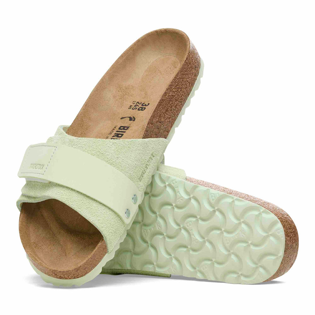 Birkenstock OITA 1026482 Faded Lime | Nubuck/Suède Largeur Étroite - Dealorys