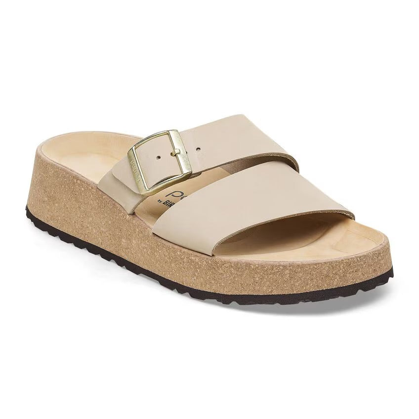 Birkenstock Papillio ALMINA 1026974 Sandcastle | Nubuck Largeur Étroite - Dealorys