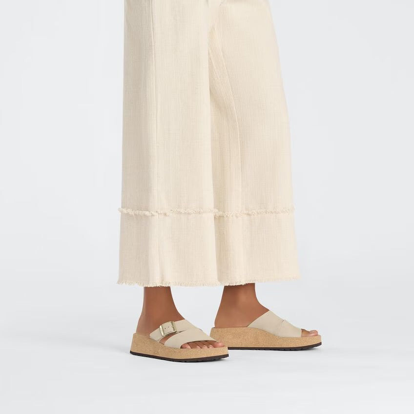 Birkenstock Papillio ALMINA 1026974 Sandcastle | Nubuck Largeur Étroite - Dealorys