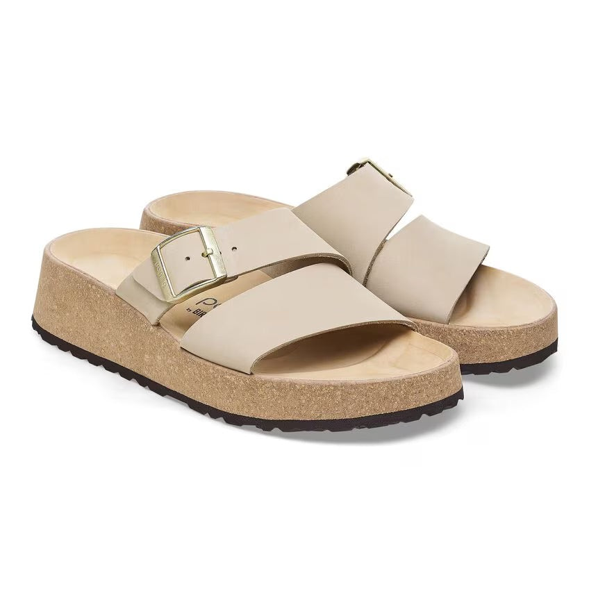 Birkenstock Papillio ALMINA 1026974 Sandcastle | Nubuck Largeur Étroite - Dealorys