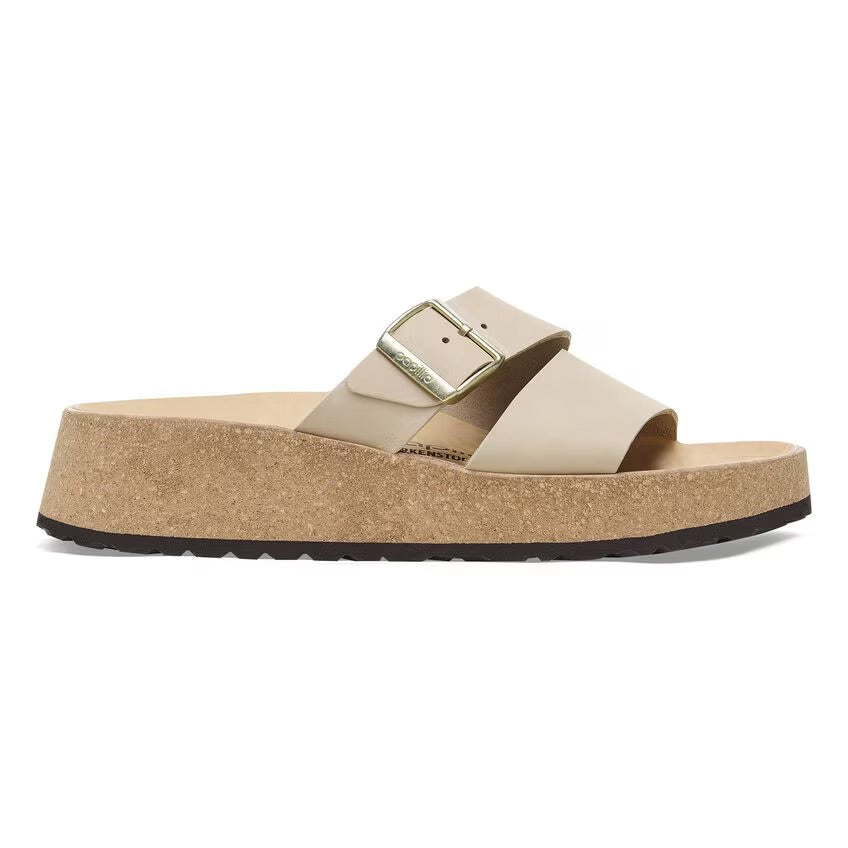 Birkenstock Papillio ALMINA 1026974 Sandcastle | Nubuck Largeur Étroite - Dealorys