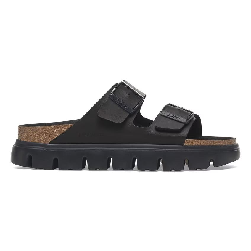 Birkenstock Papillio ARIZONA CHUNKY 1029077 Noir | Birko-Flor Largeur Étroite - Dealorys