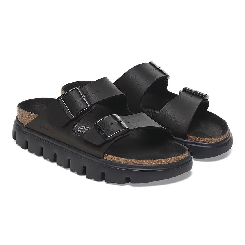 Birkenstock Papillio ARIZONA CHUNKY 1029077 Noir | Birko-Flor Largeur Étroite - Dealorys