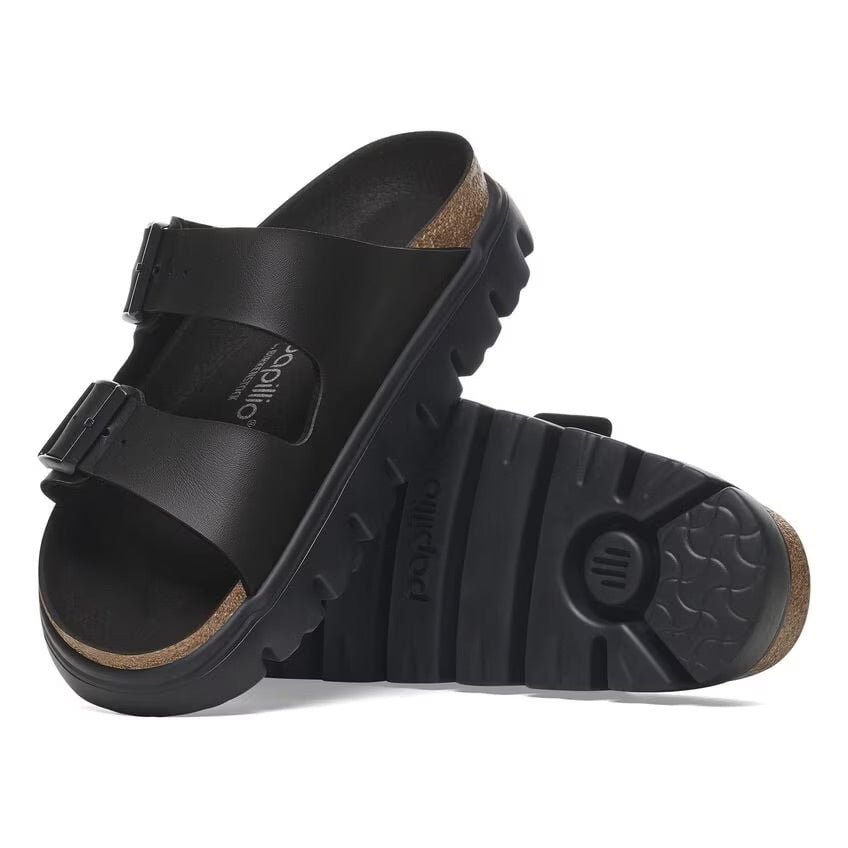 Birkenstock Papillio ARIZONA CHUNKY 1029077 Noir | Birko-Flor Largeur Étroite - Dealorys