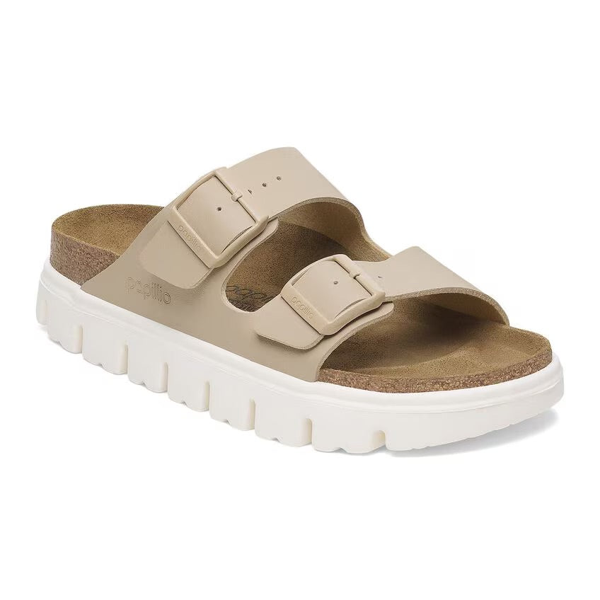 Birkenstock Papillio ARIZONA CHUNKY 1029094 Sandcastle | Birko-Flor Largeur Étroite - Dealorys