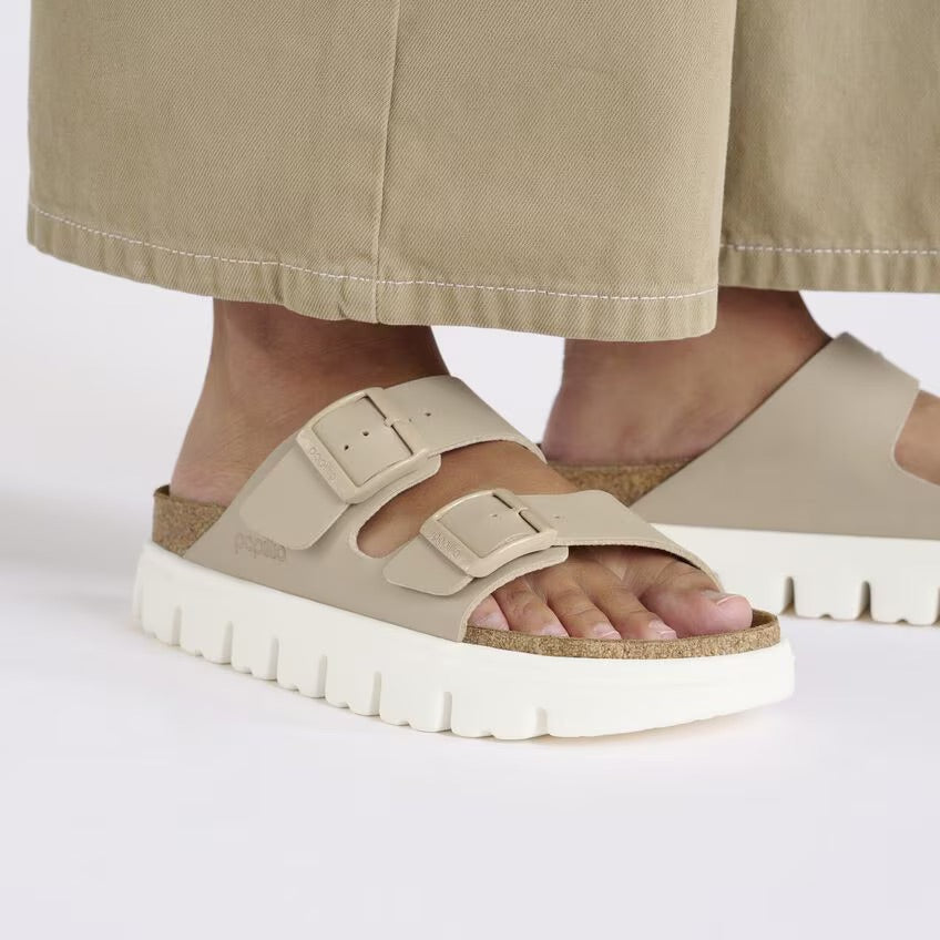 Birkenstock Papillio ARIZONA CHUNKY 1029094 Sandcastle | Birko-Flor Largeur Étroite - Dealorys