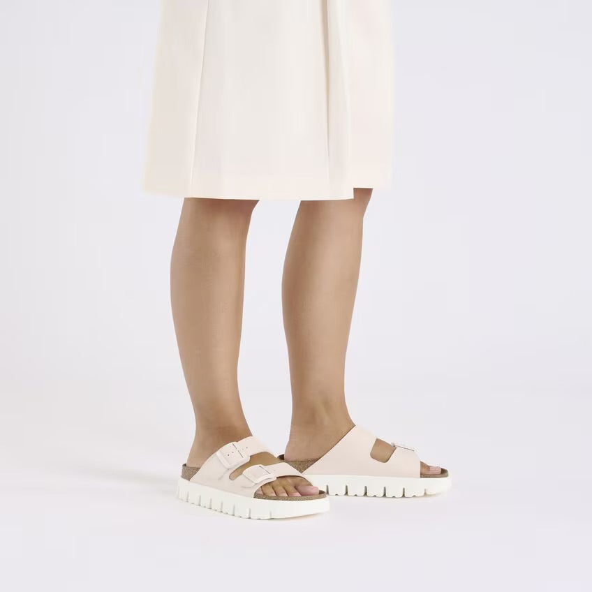 Birkenstock Papillio ARIZONA CHUNKY 1029110 Light Rose | Birko-Flor Largeur Étroite - Dealorys