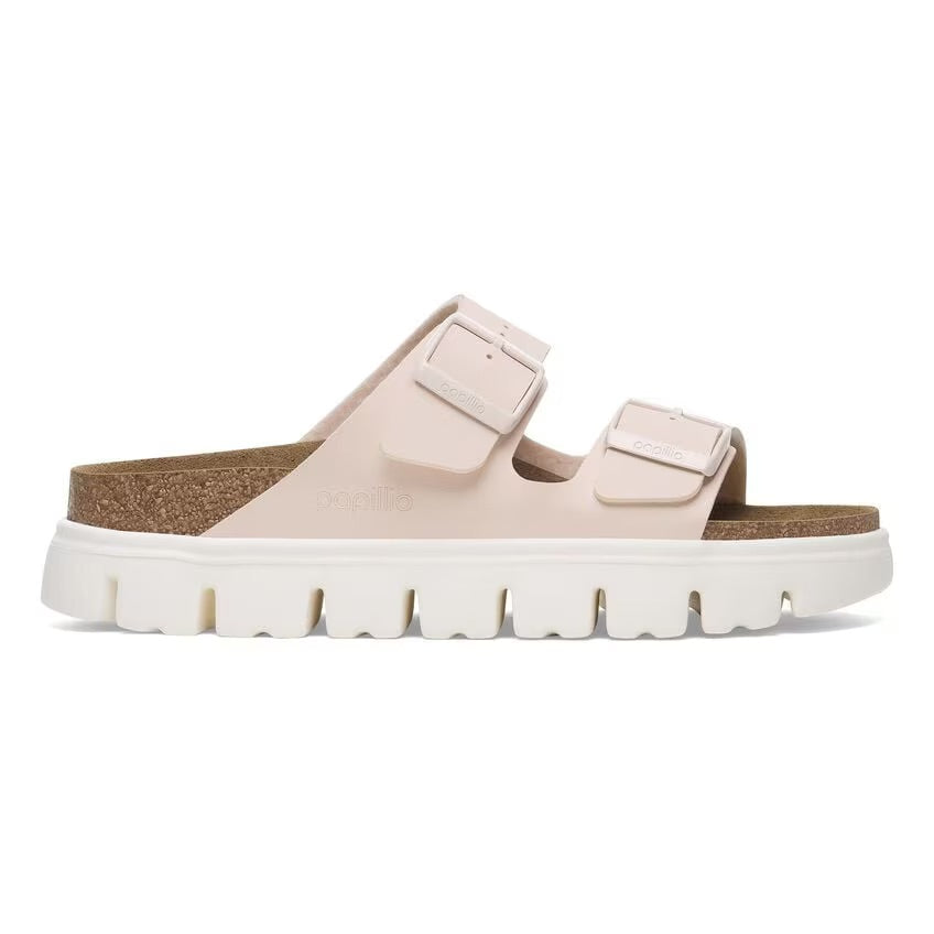 Birkenstock Papillio ARIZONA CHUNKY 1029110 Light Rose | Birko-Flor Largeur Étroite - Dealorys