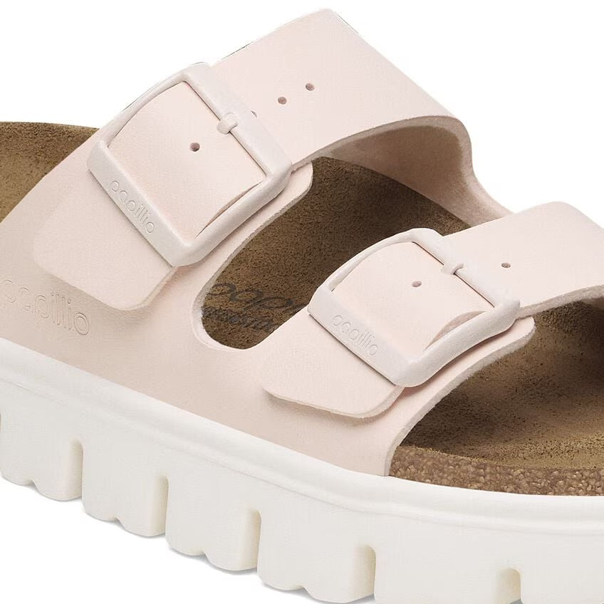 Birkenstock Papillio ARIZONA CHUNKY 1029110 Light Rose | Birko-Flor Largeur Étroite - Dealorys