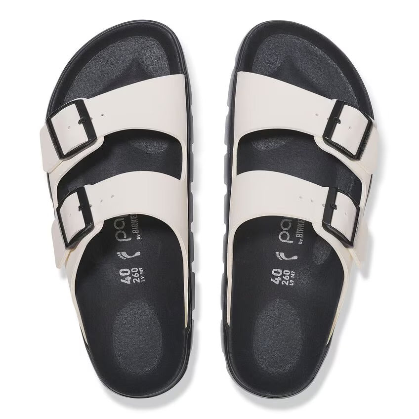 Birkenstock Papillio ARIZONA CHUNKY 1029119 Eggshell | Birko-Flor Largeur Étroite - Dealorys