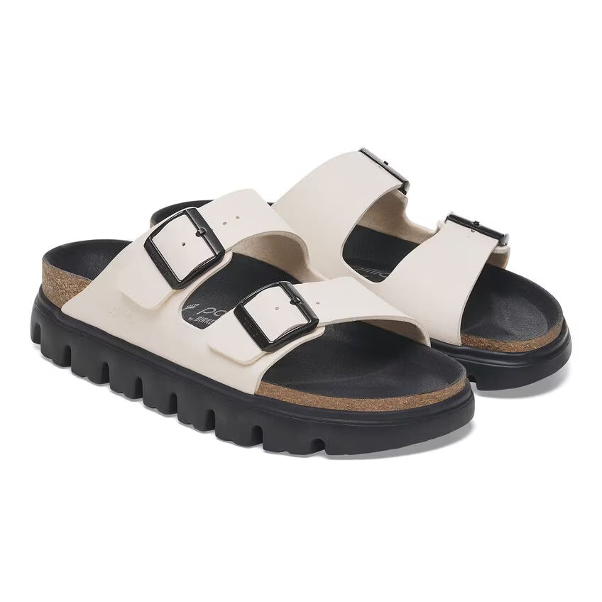 Birkenstock Papillio ARIZONA CHUNKY 1029119 Eggshell | Birko-Flor Largeur Étroite - Dealorys