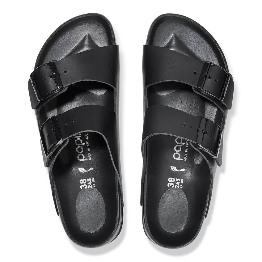 Birkenstock Papillio ARIZONA FLEX PLATFORM 1026918 Noir | Cuir Exquisite Largeur Étroite - Dealorys