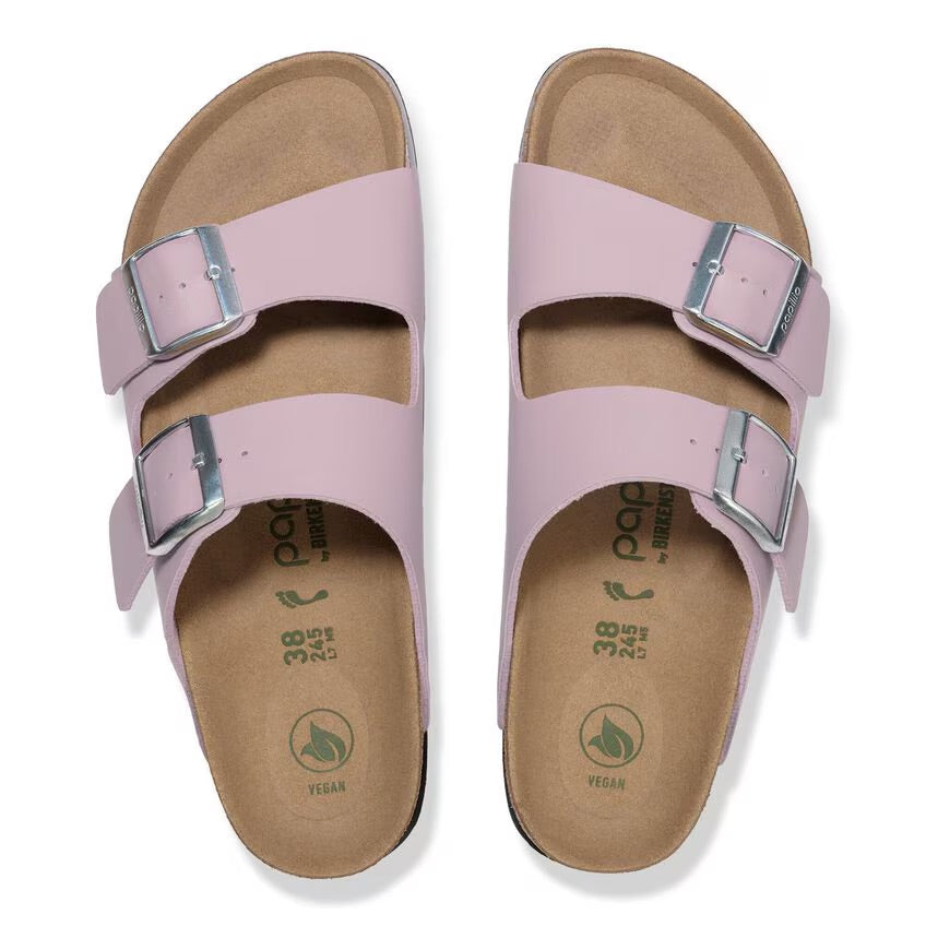 Birkenstock Papillio ARIZONA VEGAN PLATFORM 1030377 Faded Purple | Birko-Flor Largeur Étroite - Dealorys