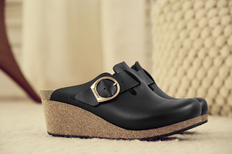 Birkenstock Papillio FANNY 1025340 Noir | Cuir Largeur Étroite - Dealorys