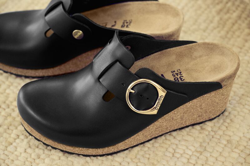 Birkenstock Papillio FANNY 1025340 Noir | Cuir Largeur Étroite - Dealorys