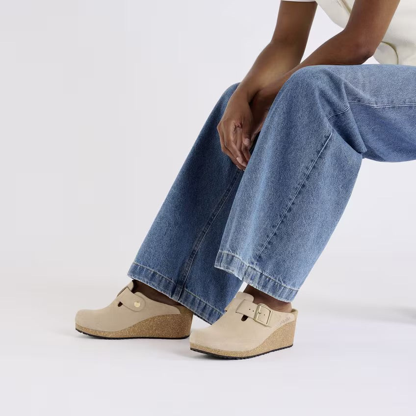 Birkenstock Papillio FANNY 1029057 Warm Sand | Suède Largeur Étroite - Dealorys