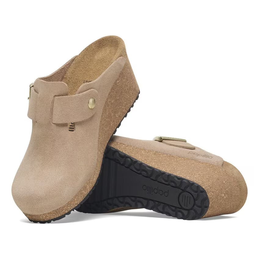 Birkenstock Papillio FANNY 1029057 Warm Sand | Suède Largeur Étroite - Dealorys
