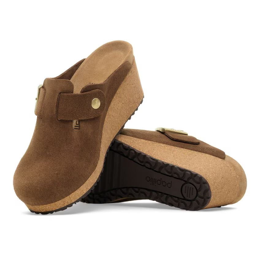 Birkenstock Papillio FANNY 1030424 Dark Tea | Suède Largeur Étroite - Dealorys