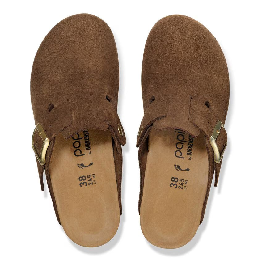 Birkenstock Papillio FANNY 1030424 Dark Tea | Suède Largeur Étroite - Dealorys