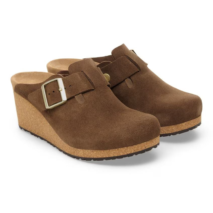 Birkenstock Papillio FANNY 1030424 Dark Tea | Suède Largeur Étroite - Dealorys