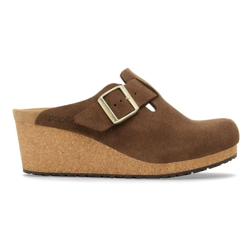 Birkenstock Papillio FANNY 1030424 Dark Tea | Suède Largeur Étroite - Dealorys