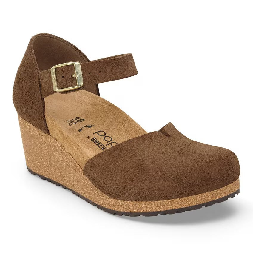 Birkenstock Papillio MARY 1030428 Dark Tea | Suède Largeur Étroite - Dealorys