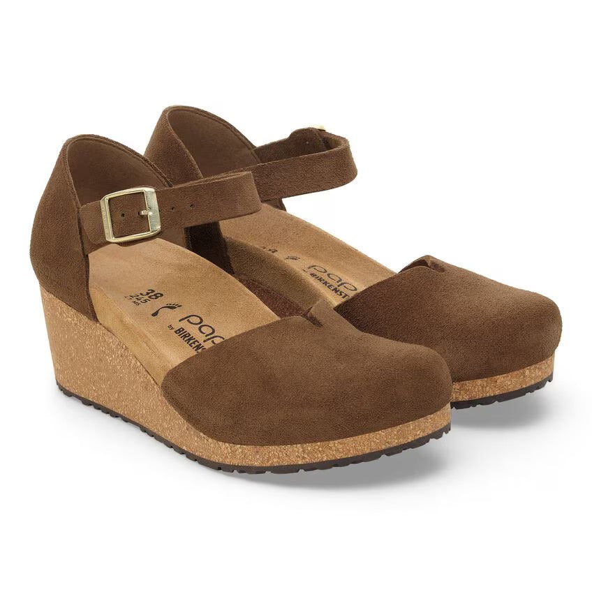 Birkenstock Papillio MARY 1030428 Dark Tea | Suède Largeur Étroite - Dealorys