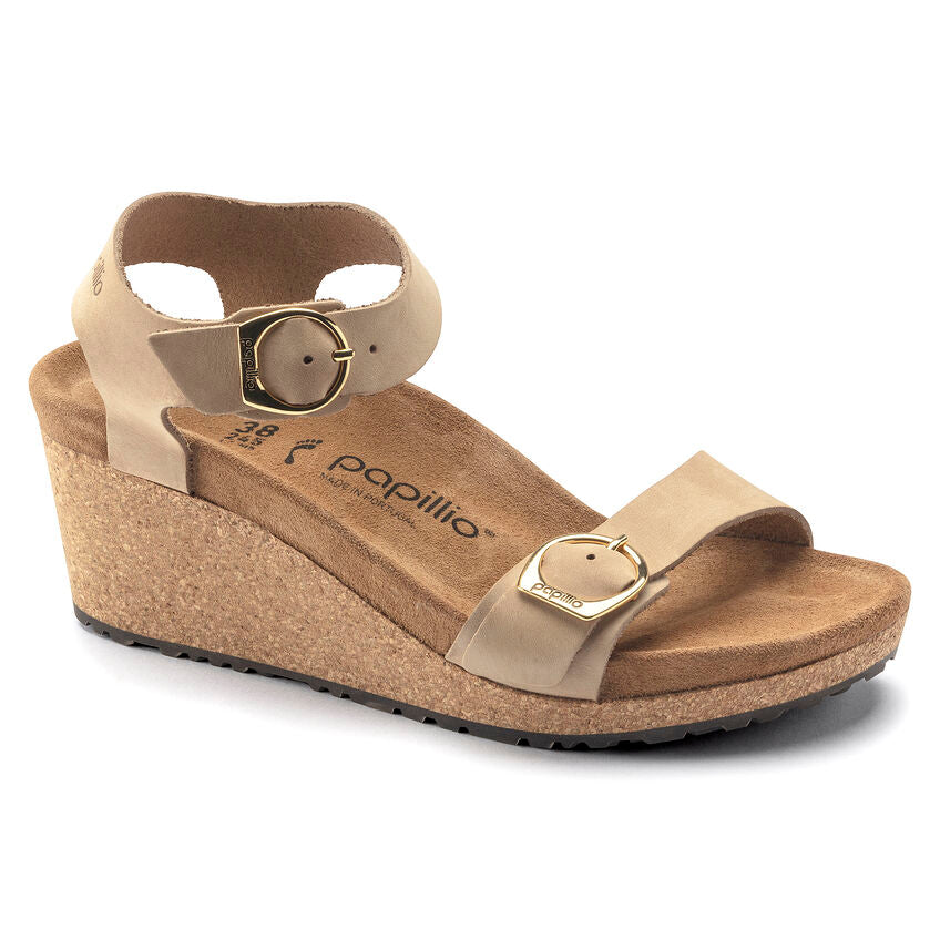 Birkenstock Papillio SOLEY 1018421 Sandcastle | Nubuck Largeur Étroite - Dealorys