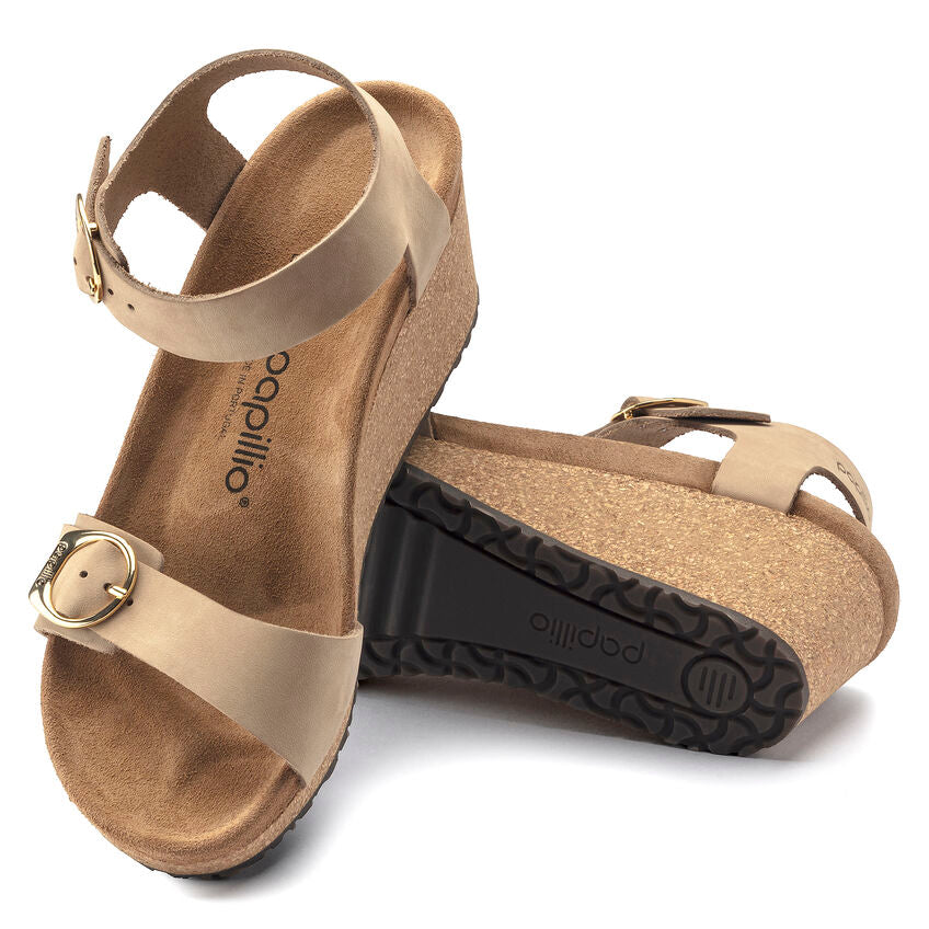 Birkenstock Papillio SOLEY 1018421 Sandcastle | Nubuck Largeur Étroite - Dealorys