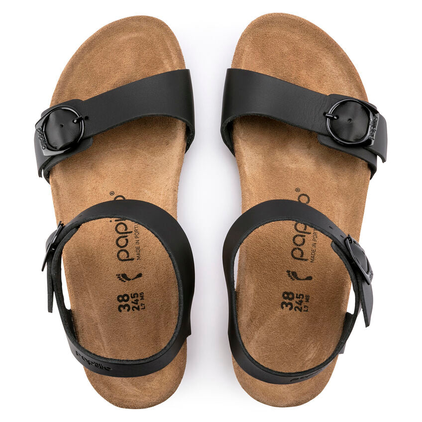 Birkenstock Papillio SOLEY 1018522 Noir | Cuir Largeur Étroite - Dealorys